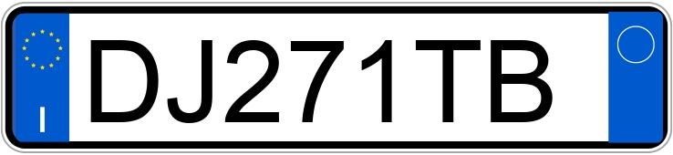 Numer rejestracyjny DJ271TB posiada VOLKSWAGEN Golf 5a serie Numer rejestracyjny DJ271TB posiada VOLKSWAGEN Golf 5a serie