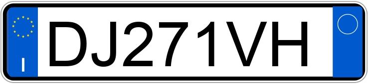 Numer rejestracyjny DJ271VH posiada CHEVROLET Matiz 2a serie Numer rejestracyjny DJ271VH posiada CHEVROLET Matiz 2a serie