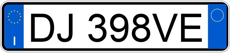 Numer rejestracyjny DJ398VE posiada MERCEDES Classe C