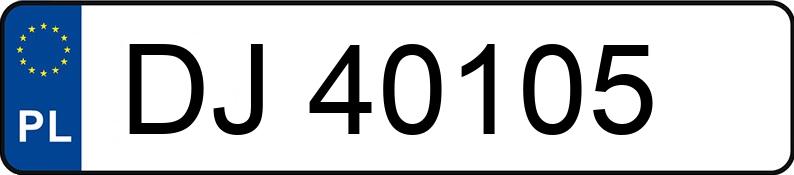 Numer rejestracyjny DJ 40105 posiada TOYOTA AVENSIS - DJ40105 Numer rejestracyjny DJ 40105 posiada TOYOTA AVENSIS - DJ40105