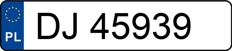 Numer rejestracyjny DJ 45939 posiada AUDI A4 B5 - DJ45939