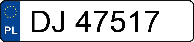 Numer rejestracyjny DJ 47517 posiada FORD MONDEO 1.8 - DJ47517 Numer rejestracyjny DJ 47517 posiada FORD MONDEO 1.8 - DJ47517