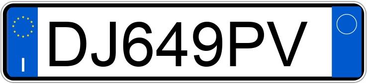 Numer rejestracyjny DJ649PV posiada FIAT Panda 2a serie Numer rejestracyjny DJ649PV posiada FIAT Panda 2a serie