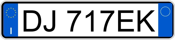 Numer rejestracyjny DJ717EK posiada FIAT Punto 3a serie