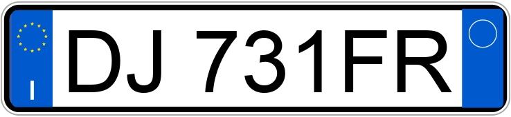 Numer rejestracyjny DJ731FR posiada NISSAN Micra 3a serie