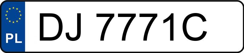 Numer rejestracyjny DJ 7771C posiada AUDI A6 - DJ7771C Numer rejestracyjny DJ 7771C posiada AUDI A6 - DJ7771C