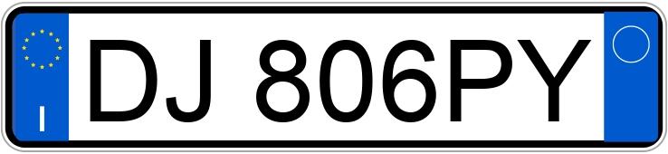 Numer rejestracyjny DJ806PY posiada LANCIA Ypsilon 2a serie Numer rejestracyjny DJ806PY posiada LANCIA Ypsilon 2a serie
