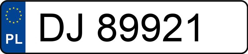 Numer rejestracyjny DJ 89921 posiada FORD FIESTA - DJ89921 Numer rejestracyjny DJ 89921 posiada FORD FIESTA - DJ89921