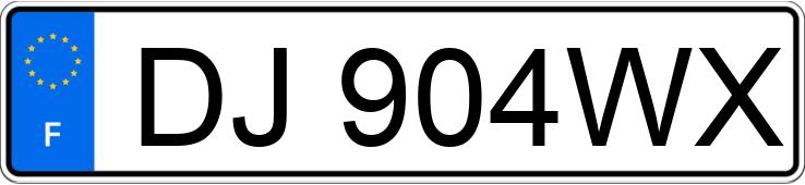 Numer rejestracyjny DJ904WX posiada LEXUS IS