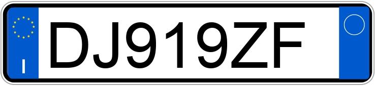 Numer rejestracyjny DJ919ZF posiada RENAULT Twingo 2a serie