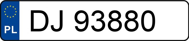 Numer rejestracyjny DJ 93880 posiada AUDI A4 Quattro 2.0 TFSI MR`12 E5 B8 S tronic - DJ93880