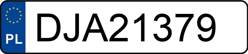 Numer rejestracyjny DJA 21379 posiada BMW 530 Diesel MR`03 E3 E60 530 Diesel MR`03 E3 E60 - DJA21379