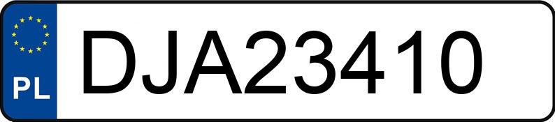 Numer rejestracyjny DJA 23410 posiada VOLKSWAGEN PASSAT 1.9 TDI - DJA23410