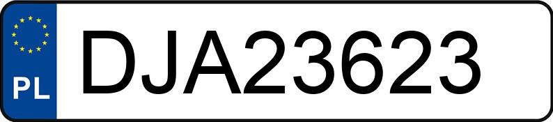 Numer rejestracyjny DJA 23623 posiada BMW 520I - DJA23623 Numer rejestracyjny DJA 23623 posiada BMW 520I - DJA23623