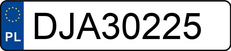 Numer rejestracyjny DJA 30225 posiada SKODA OCTAVIA - DJA30225 Numer rejestracyjny DJA 30225 posiada SKODA OCTAVIA - DJA30225