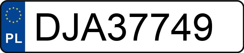 Numer rejestracyjny DJA 37749 posiada TOYOTA COROLLA VERSO - DJA37749