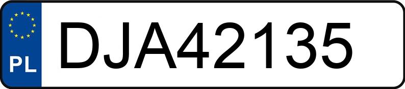 Numer rejestracyjny DJA 42135 posiada BMW 320D - DJA42135 Numer rejestracyjny DJA 42135 posiada BMW 320D - DJA42135