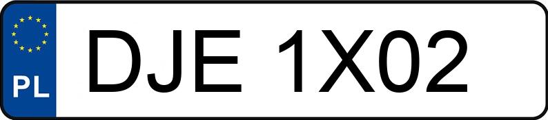 Numer rejestracyjny DJE 1X02 posiada AUDI A8 - DJE1X02