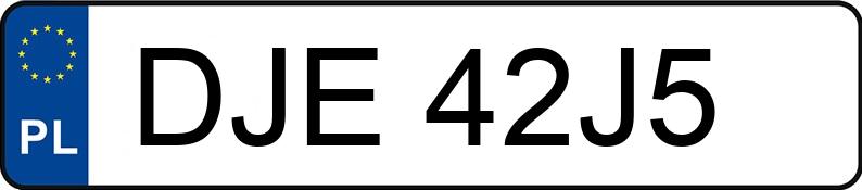 Numer rejestracyjny DJE 42J5 posiada BMW 320 Diesel Kat. MR`98 E46 320 Diesel Kat. MR`98 E46 - DJE42J5