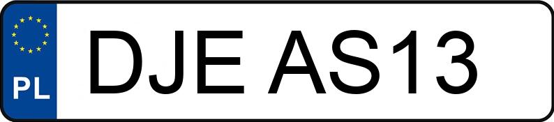 Numer rejestracyjny DJE AS13 posiada FORD Galaxy 1.9 TDi MR`00 E3 Ghia - DJEAS13 Numer rejestracyjny DJE AS13 posiada FORD Galaxy 1.9 TDi MR`00 E3 Ghia - DJEAS13