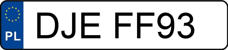 Numer rejestracyjny DJE FF93 posiada AUDI A3 1.2 TFSI MR`09 E5 8P Ambition - DJEFF93 Numer rejestracyjny DJE FF93 posiada AUDI A3 1.2 TFSI MR`09 E5 8P Ambition - DJEFF93