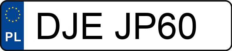 Numer rejestracyjny DJE JP60 posiada BMW 428I - DJEJP60