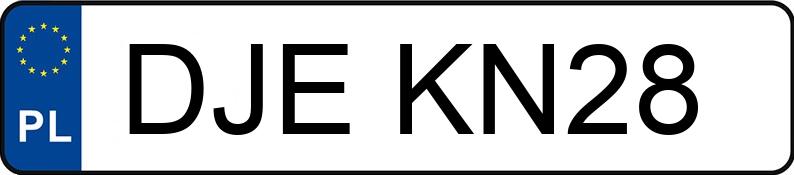 Numer rejestracyjny DJE KN28 posiada BMW 320D - DJEKN28 Numer rejestracyjny DJE KN28 posiada BMW 320D - DJEKN28