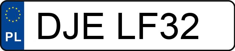 Numer rejestracyjny DJE LF32 posiada AUDI A4 - DJELF32