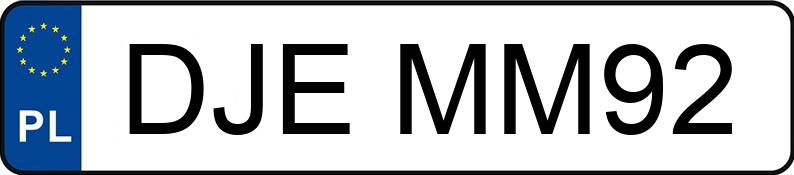 Numer rejestracyjny DJE MM92 posiada KIA Ceed 1.5 MR`22 E6 GT Line Aut. - DJEMM92
