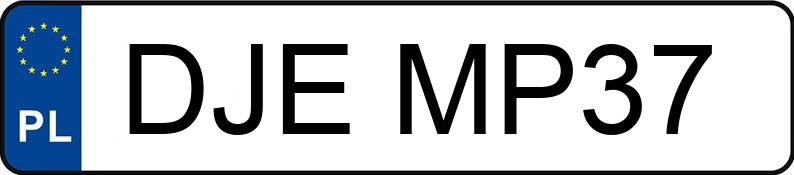 Numer rejestracyjny DJE MP37 posiada RENAULT Megane III Grandtour 1.5 dCi MR`08 E4 Authentique 105 - DJEMP37