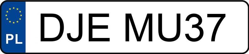 Numer rejestracyjny DJE MU37 posiada SKODA KAMIQ - DJEMU37