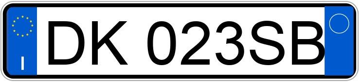 Numer rejestracyjny DK023SB posiada TOYOTA RAV4 3a serie