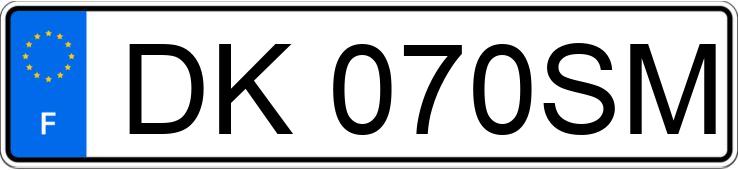 Numer rejestracyjny DK070SM posiada FORD S-MAX