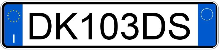 Numer rejestracyjny DK103DS posiada VOLKSWAGEN Golf 5a serie