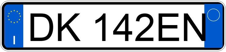 Numer rejestracyjny DK142EN posiada FORD Fusion