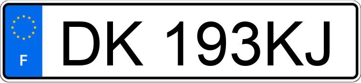 Numer rejestracyjny DK193KJ posiada PEUGEOT 308