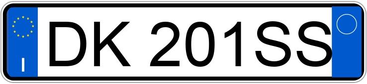Numer rejestracyjny DK201SS posiada Opel Corsa