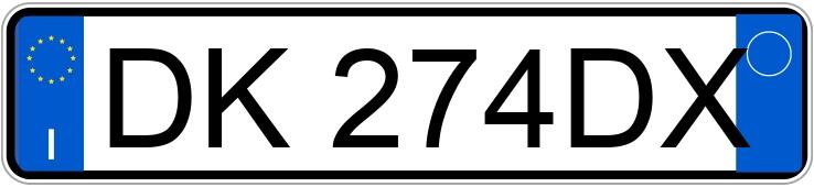 Numer rejestracyjny DK274DX posiada VOLKSWAGEN Polo 4a serie