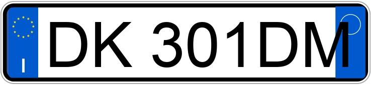 Numer rejestracyjny DK301DM posiada VOLKSWAGEN Polo 4a serie Numer rejestracyjny DK301DM posiada VOLKSWAGEN Polo 4a serie