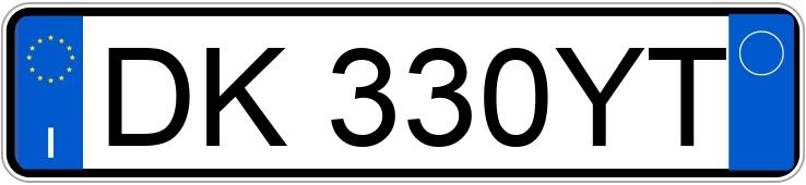 Numer rejestracyjny DK330YT posiada FORD Fiesta 5a serie Numer rejestracyjny DK330YT posiada FORD Fiesta 5a serie