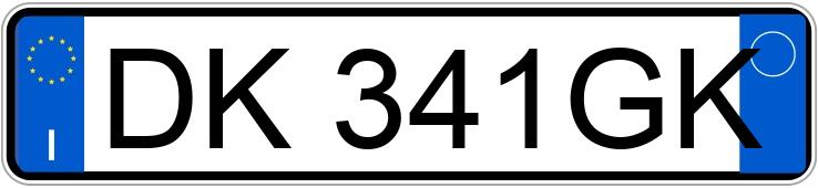 Numer rejestracyjny DK341GK posiada RENAULT Modus 1a serie