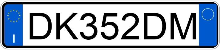 Numer rejestracyjny DK352DM posiada AUDI TT 2a serie