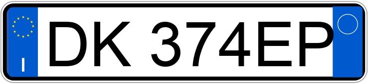 Numer rejestracyjny DK374EP posiada ALFA ROMEO 147 2a serie Numer rejestracyjny DK374EP posiada ALFA ROMEO 147 2a serie