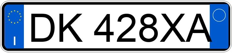 Numer rejestracyjny DK428XA posiada FIAT Grande Punto