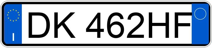 Numer rejestracyjny DK462HF posiada FIAT Punto 3a serie