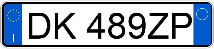 Numer rejestracyjny DK489ZP posiada BMW Serie 3