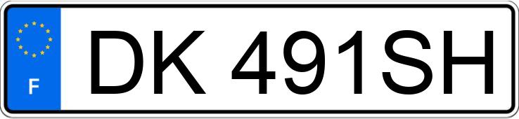 Numer rejestracyjny DK491SH posiada VOLKSWAGEN GOLF VII