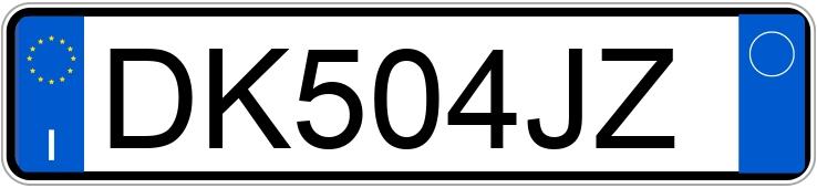 Numer rejestracyjny DK504JZ posiada FIAT Multipla 2a serie Numer rejestracyjny DK504JZ posiada FIAT Multipla 2a serie