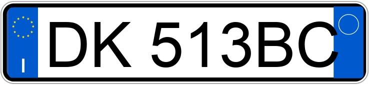 Numer rejestracyjny DK513BC posiada ALFA ROMEO 147 2a serie