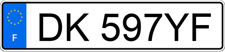 Numer rejestracyjny DK597YF posiada RENAULT CLIO III